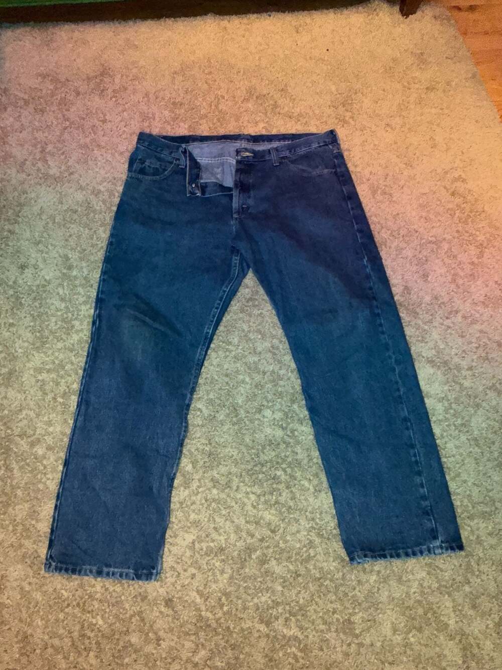Wrangler Premium Quality Blue Denim Jeans Size 38x30